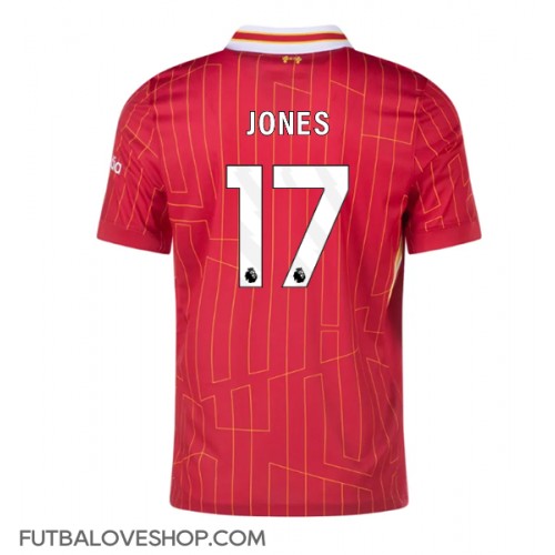 Dres Liverpool Curtis Jones #17 Domáci 2024-25 Krátky Rukáv